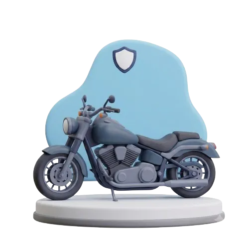 Moto estacionada en una calle de barrio